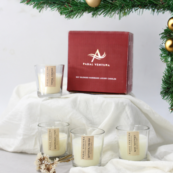 christmas sale soy wax candle gift sustainable pahal ventura