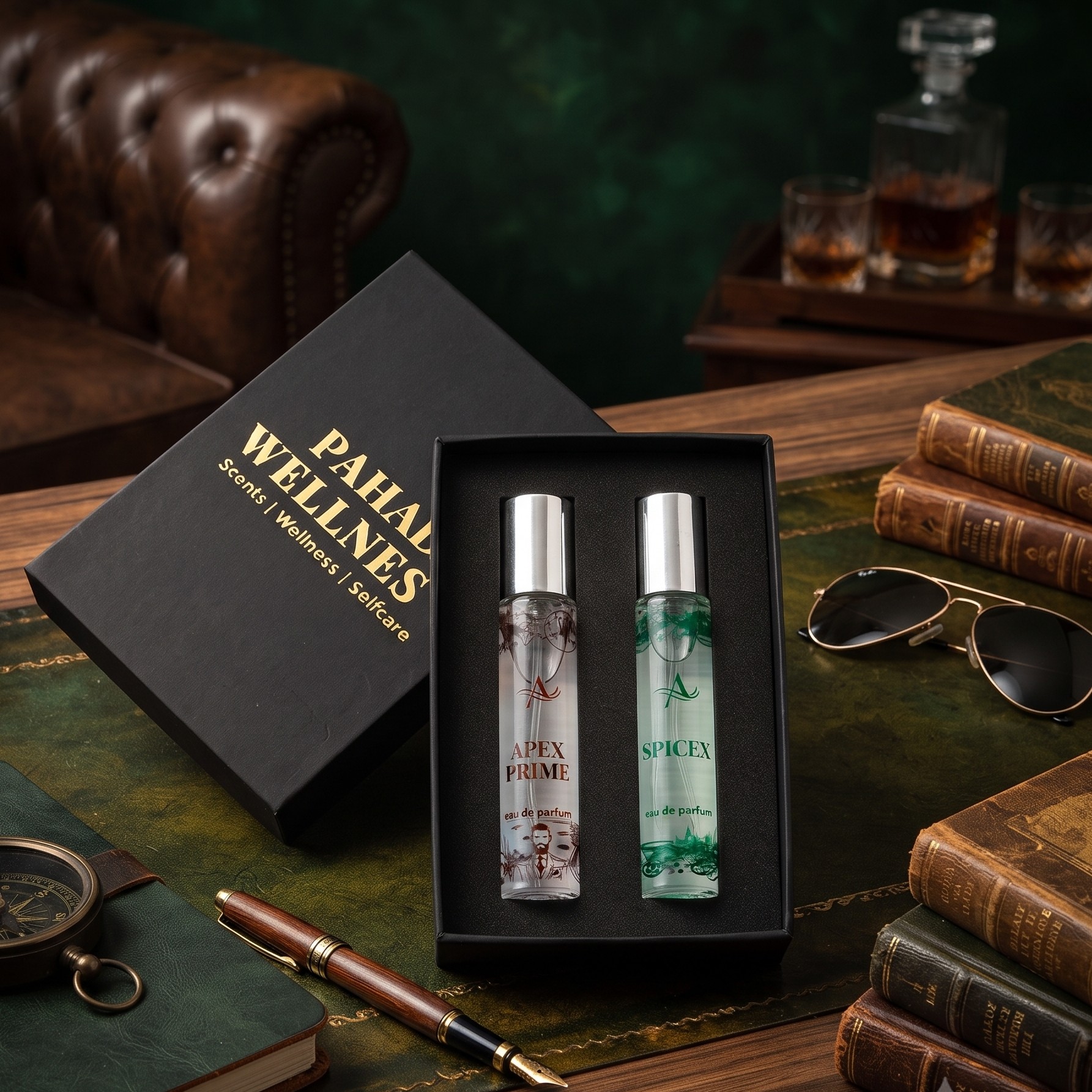 Pahal's perfume gift set for him- the maverick edp 15ml x 2 pcs